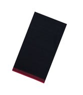Black Woven Bengal Cotton Saree With Ganga Jamuna Border-BG1882