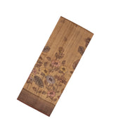 Beige Woven Tussar Silk Saree With Printed Floral Motifs-TU3105