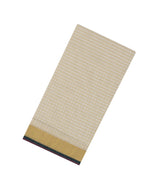 Off White Handloom Kerala Cotton Saree With Golden Zari Checks-KEC1014