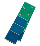 Aquamarine Handloom Kanchipuram Silk Saree With Buttas-KA15213