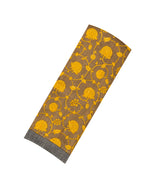 Grey Woven Pure Silks Saree With Printed Floral Motifs