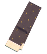 Black Handloom Korvai Kanchipuram Silk Saree With Stripes & Buttas-KA12513