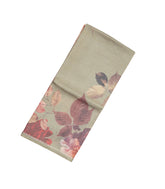 Taupe Handloom Tussar Silk Saree With Printed Floral Motifs-TU2880