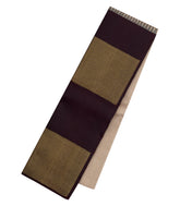 Dark Brown Handloom Kanchipuram Half & Half Silk Saree With Stripes-KA15488