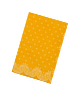 Mustard Woven Synthetic Viscose Saree With Floral Motifs-BL4728