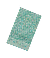 Aquamarine Handloom Banarasi Silk Saree With Meena Floral Motifs-BE1919