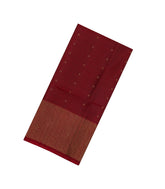 Maroon Handloom Soft Silk Saree With Stripes & Buttas -SO4619