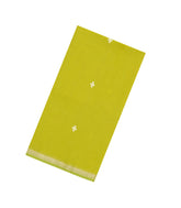 Neon Green Handloom Bengal Cotton Saree With Floral Motifs-BG1841