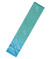 Aquamarine Woven Art Tissue Saree With Floral Motifs