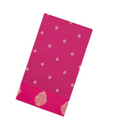Pink Woven Blended Aura Saree With Zari Buttas & Zari Border-BL5807