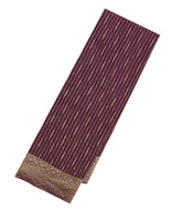 Dark Magenta Mysore Crepe Silk Saree With Zari Stripes-MS3118