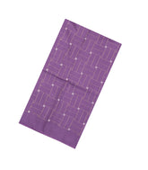 Lilac Woven Art Bhagalpur Cotton Saree With Checks-SY0268