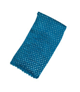Blue Handloom Bandhej Tussar Silk Saree With Tie & Dye Motifs -TU3032