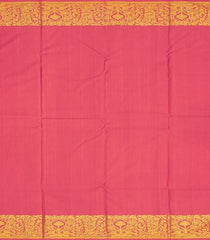 Pastel Green Handloom Natural Dyed Silk Saree With Tree of Life Pallu