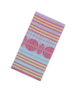 Dusty Pink Handloom Bengal Cotton Saree With Temple Border-BG1937-Dusty Pink