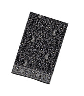 Black Woven Blended Georgette Saree With Embroidered Floral Motifs-EN1901