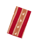 Crimson Woven Synthetic Satin Saree With Floral Zari Motifs-BL4854