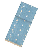 Grey Handloom Banarasi Tissue Saree With floral Motifs-BE1560
