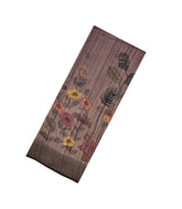 Lilac Woven Tussar Silk Saree With Printed Floral Motifs-TU3085