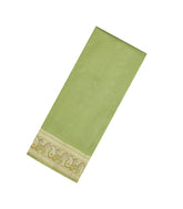 Cardamom Green Woven Dupion Silk Saree With Meena Borders-DS0580