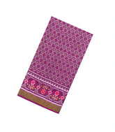Dark Magenta Handloom Rajkot Patola Silk Saree With Ikat Floral Motifs-IK0585