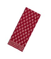 Crimson Printed Jaipur Cotton Saree With Floral Motifs-JC1802