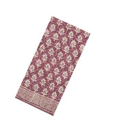 Dusty Pink Printed Jaipur Cotton Saree With Floral Motifs-JC1510