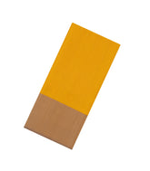 Mustard Handloom Soft Silk Saree With Stripes & Contrast Border-SO4595