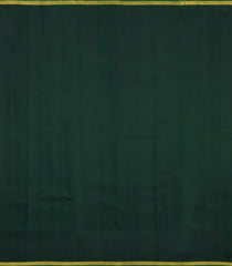 Mustard Handloom Woodblock Lino Silk Saree With Abstract Japanese Motifs-KA16391