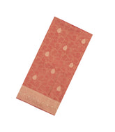 Red Woven Art Tissue Dupion Saree With Floral Zari Buttas-BL5882