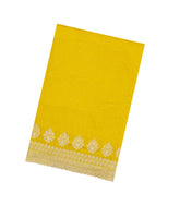 Yellow Woven Art Georgette Saree With Embroidered Floral Motifs-BL4965