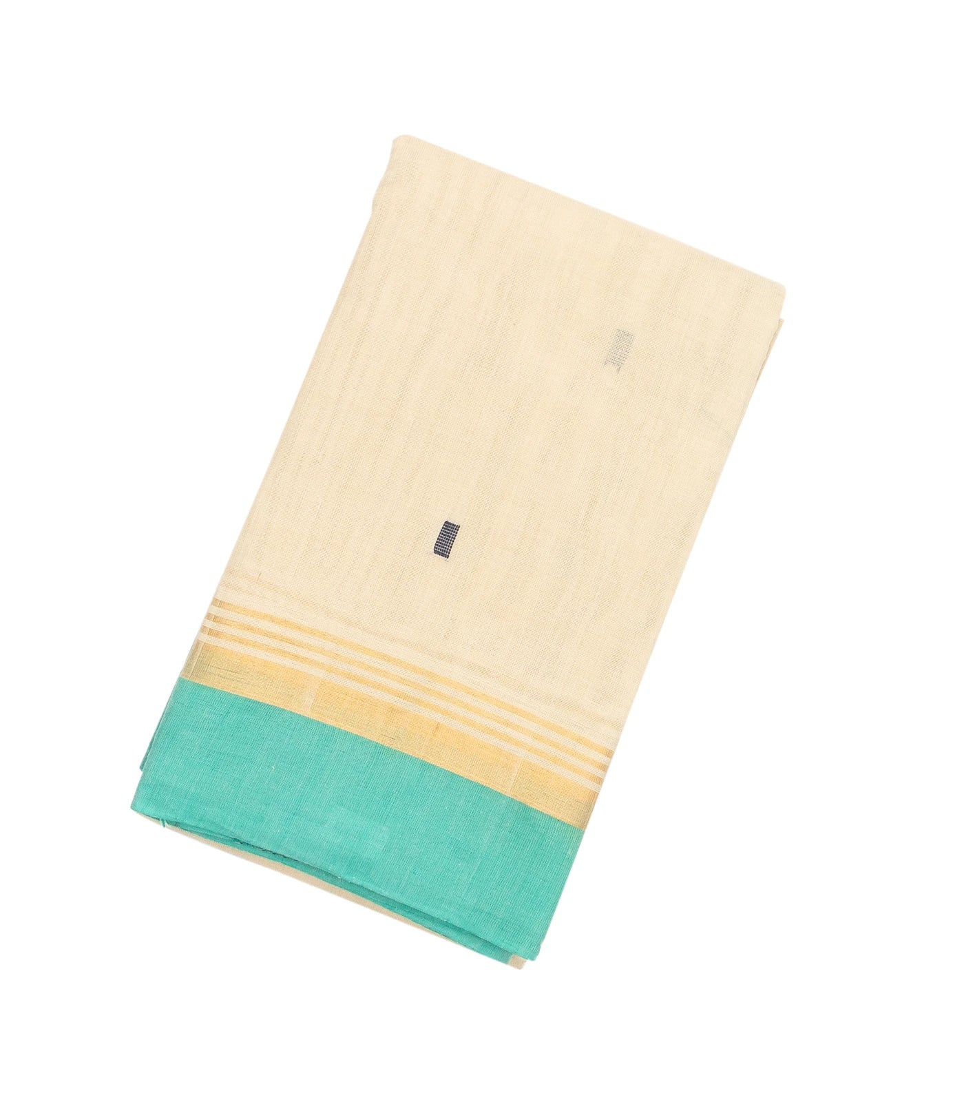 Cream Handloom rasipuram Cotton Saree With Square Buttas â RmKV Silks Private Ltd