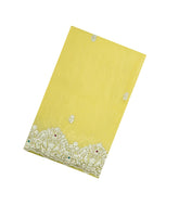 Yellow Embroidered Organza Saree With Buttas-EN2090
