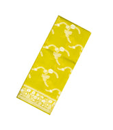 Neon Green Woven Dupion Silk Saree With Floral Buttas-DS0513