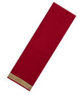 Crimson Woven Mysore Silk Saree With Zari Border-MS3335