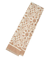 Taupe Handloom Orissa Silk Saree With Tie & Dye Jaal Motifs-OR0866