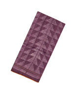 Lilac Handloom Tussar Silk Saree With Printed Tie & Dye Motifs & Contrast Pallu-TU2815