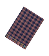 Purple Woven Kadappa Cotton Saree With Checks-KN0758