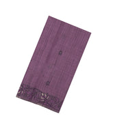 Lilac Printed Synthetic Dupion Saree With Floral Motifs-BL6036