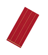 Red Woven Mysore Silk Saree With Pure Zari Stripes-MS3295