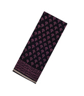 Black Printed Jaipur Cotton Saree With Floral Motifs-JC1538