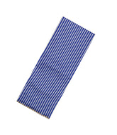 Blue Woven Banarasi Khaddi Georgette Silk Saree With Stripes-BE1951