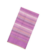 Multi Colour Printed Synthetic Dupion Saree With Stripes & Contrast Border-BL6060