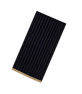 Black Handloom Bengal Cotton Saree With Dotted Stripes-BG1706