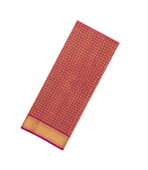 Pink Woven Mysore Silk Saree With Floral Motifs-MS3390