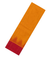 Mango Yellow Handloom Rasipuram Cotton Saree With Contrast Silk Border-RA2442