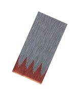Grey Printed Art Linen Saree With Temple Border & Jhalar-BL6068