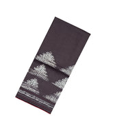 Dark Grey Handloom Tussar Silk Saree With Printed Tie & Dye Motifs-TU2791