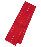 Red Handloom Kanchipuram Silk Saree And Zari Stripes