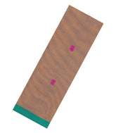 Dark Beige Woven Chettinad Cotton Saree With Buttas-CN1865